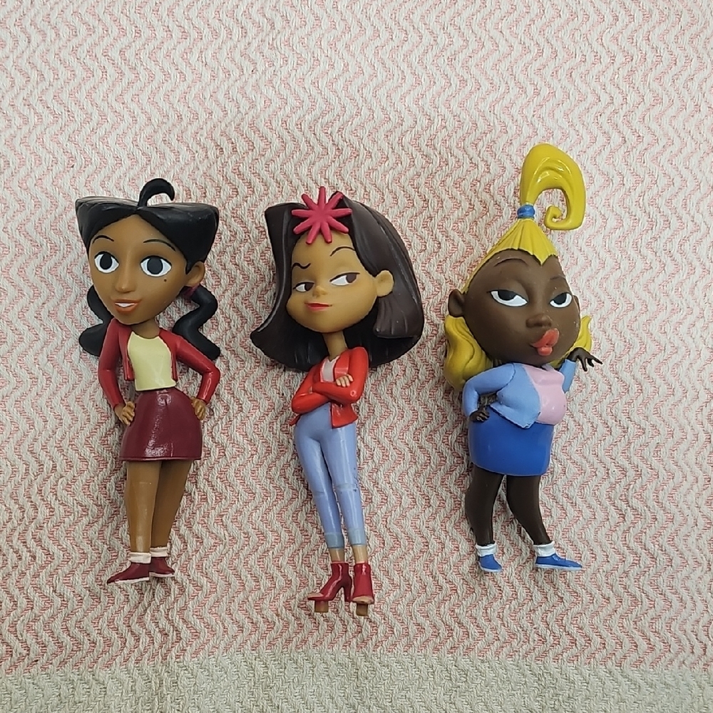 Disney Channel The‎ Proud Family Figurine Lot Of 3